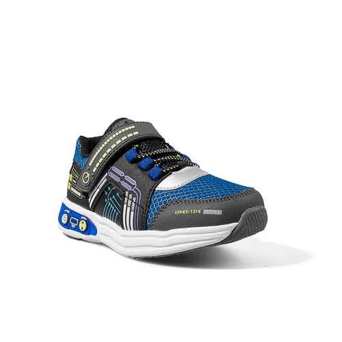 ZAPATILLAS FOOTY K HI846 AZUL NIÑO
