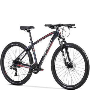 MTB R29 TOPMEGA THOR 24V CUADRO ALUMINIO TALLE L NEGRO/BLANCO/NARANJA