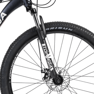 MTB R29 TOPMEGA THOR 24V CUADRO ALUMINIO TALLE L NEGRO/BLANCO/NARANJA