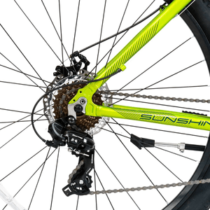 MTB R29 TOPMEGA SUNSHINE 21V CUADRO ALUMINIO VERDE LIMA TALLE M-18