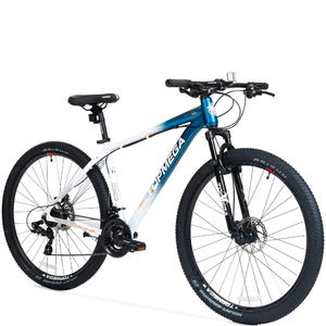 MTB R29 TOPMEGA SUNSHINE 21V CUADRO ALUMINIO BLANCO TALLE M-18