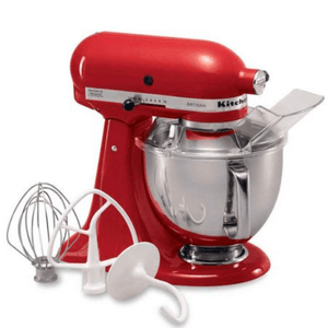 BATIDORA PLANETARIA KITCHENAID ARTISAN PROFESIONAL ROJA RKSM150PSRER