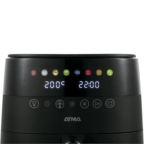 FREIDORA DE AIRE ATMA 8L NEGRA 94FRD248ABP