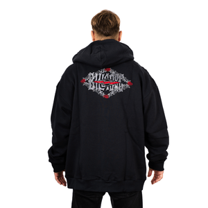 BUZO BILLABONG ROSES OVER ZIP HOMBRE NEG