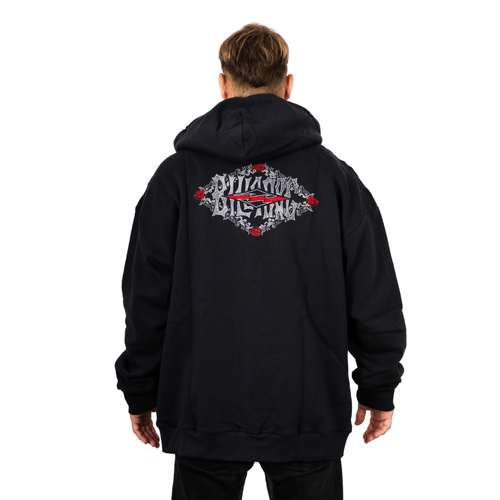 BUZO BILLABONG ROSES OVER ZIP HOMBRE NEG