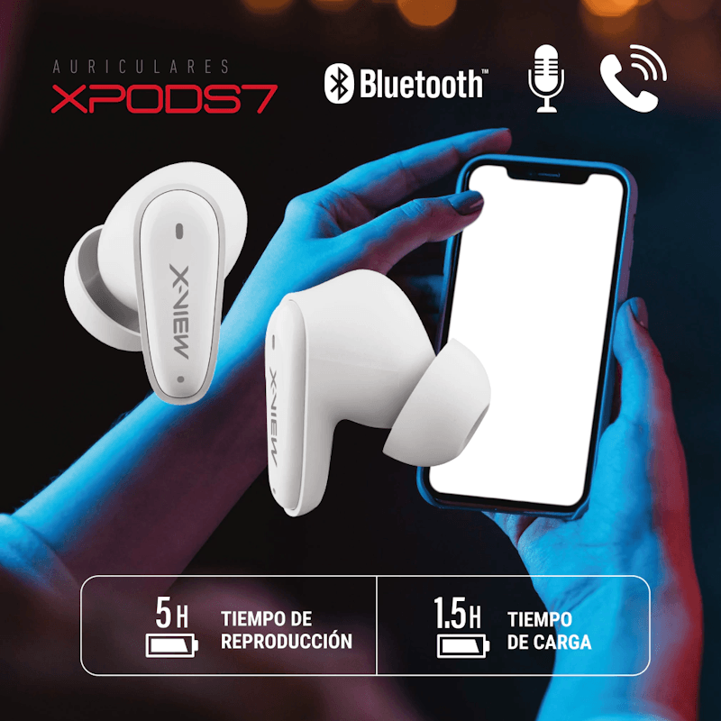 Auriculares Xpods 7 Negro 6