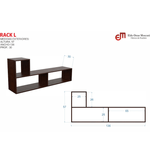 MODULO RACK MOSCONI 81030 L - NEBRASKA NATURAL 136 × 57 × 30 cm 3