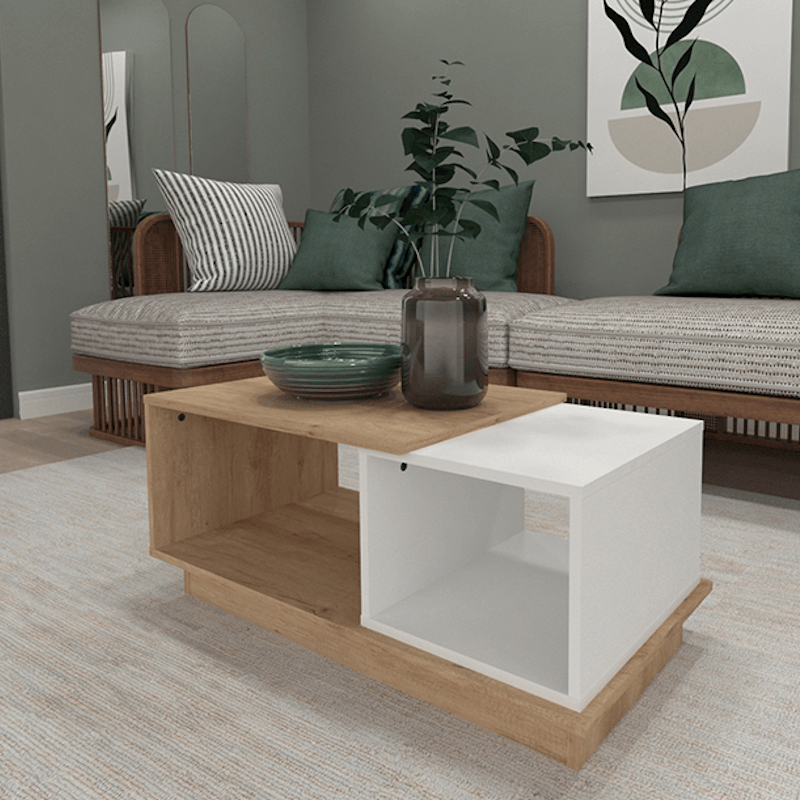 MESA MOSCONI 57110 CENTRO MILENIAL NEB NAT- BLANCO 90 × 39 × 45 cm 2