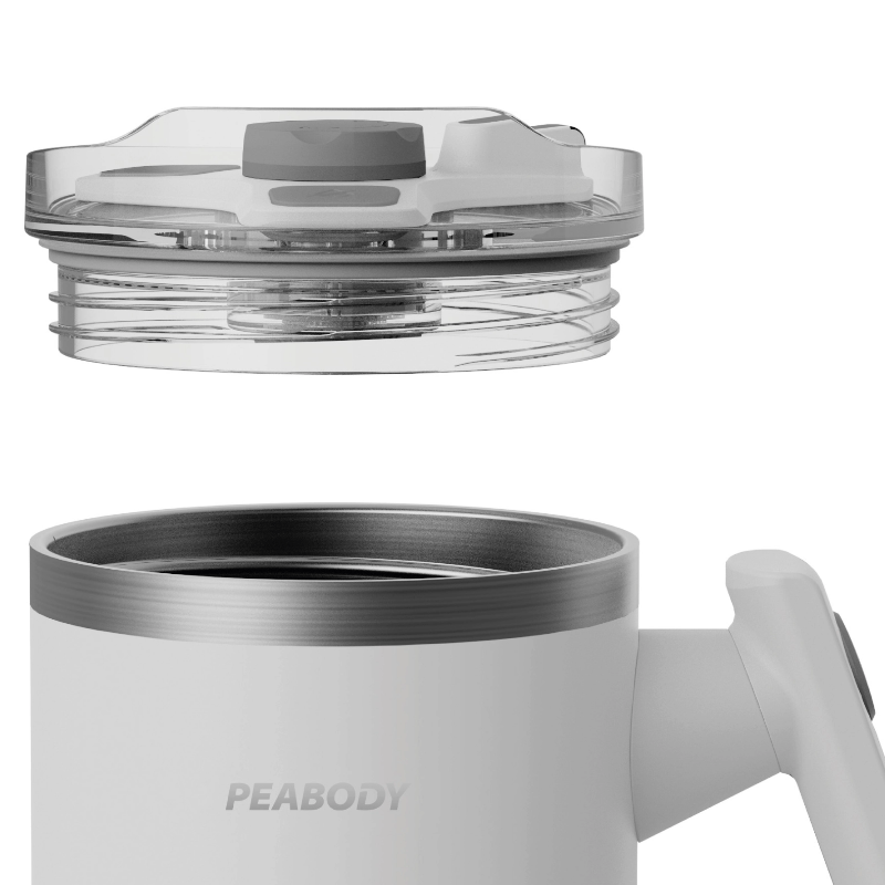 Vaso Termico Mug 1200 ml. Manija giratoria BLANCO 5