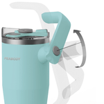 Vaso Termico Mug 1200 ml. Manija giratoria CELESTE 3