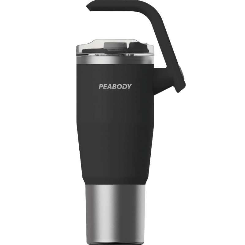 Vaso Termico Mug 950 ml. Manija giratoria NEGRO 4