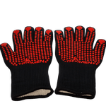 GUANTES ALTA TEMPERATURA NEGRO ROJO 1