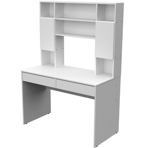 ESCRITORIO E-MOSCONI De COMPUTACION CON ALZADA TONO BLANCO 81074
