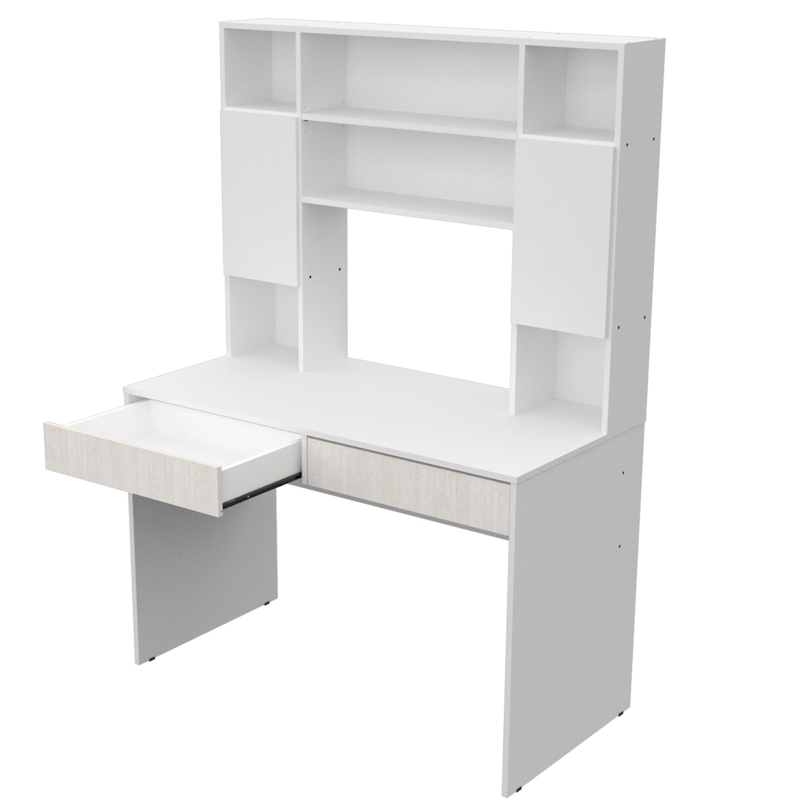 ESCRITORIO 81074 CON ALZADA  BLANCO 2