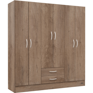 PLACARD E-MOSCONI 6 PUERTAS TONO GREI 181x169x46cm 57185
