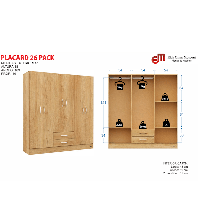 PLACARD MOSCONI 57169 3