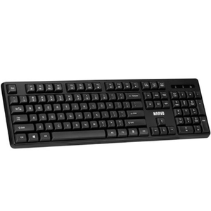TECLADO Y MOUSE MARVO WIRELESS BLACK WS005