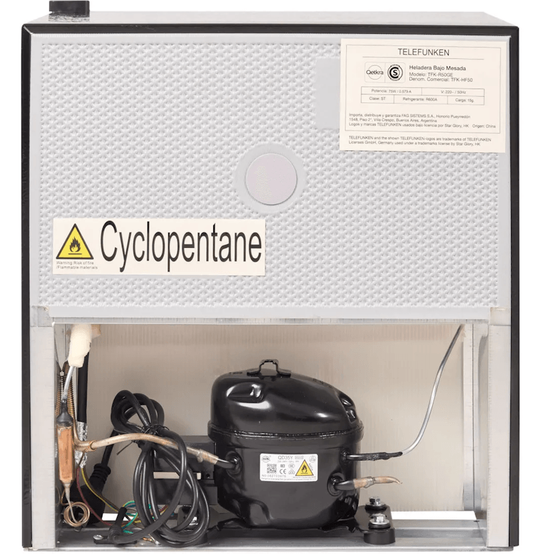 Heladera Telefunken 50 L Negro hf50 6