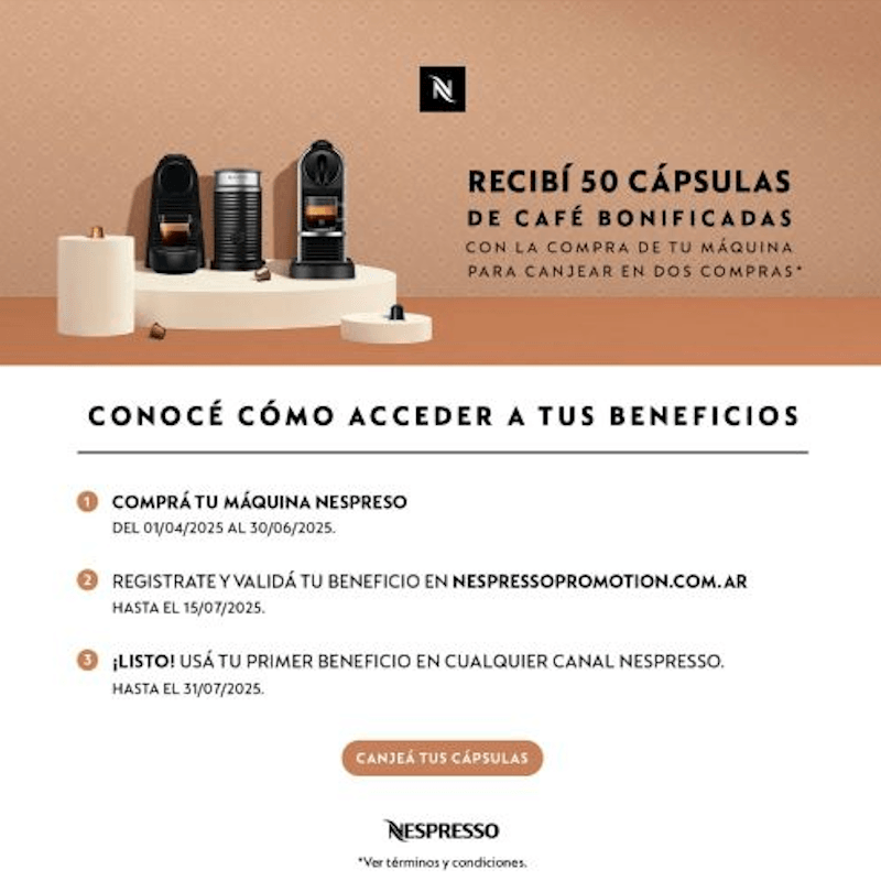 nespresso capsulas