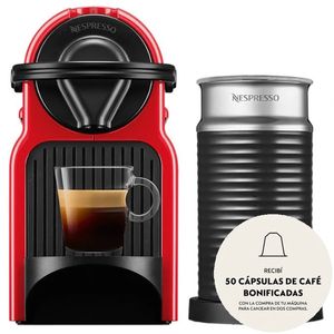 CAFETERA NESPRESSO INISSIA ROJA A3C40 + AEROCCINO