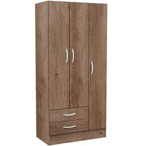PLACARD E-MOSCONI 3 PUERTAS TONO GREI 181x85x46cm 57181