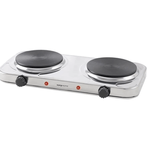 ANAFE ELECTRICO KANJIHOME DOBLE SILVER HP2200SSD