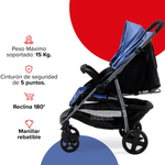 Cochecito de Paseo Rebatible Azul 1390 SD 2