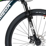 MTB R29 TOPMEGA SUNSHINE 21V CUADRO ALUMINIO VERDE LIMA 6