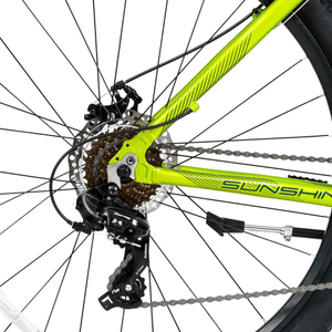 MTB R29 TOPMEGA SUNSHINE 21V CUADRO ALUMINIO VERDE LIMA TALLE M-18