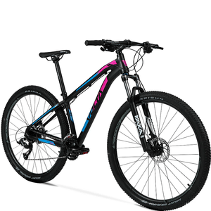 MTB R29 VOLTA RAZZ 24V CUADRO ALUMINIO NEGRO/AZUL/ROSA TALLE M-18