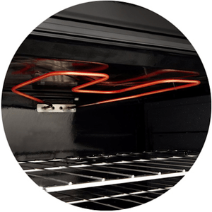 HORNO LONGVIE BLANCO MULTIGAS GRILL ELECTRICO H6900BT