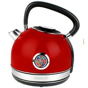 PAVA ELECTRICA PEABODY 1.7L CON CORTE MATE ROJA PE-KV8214R