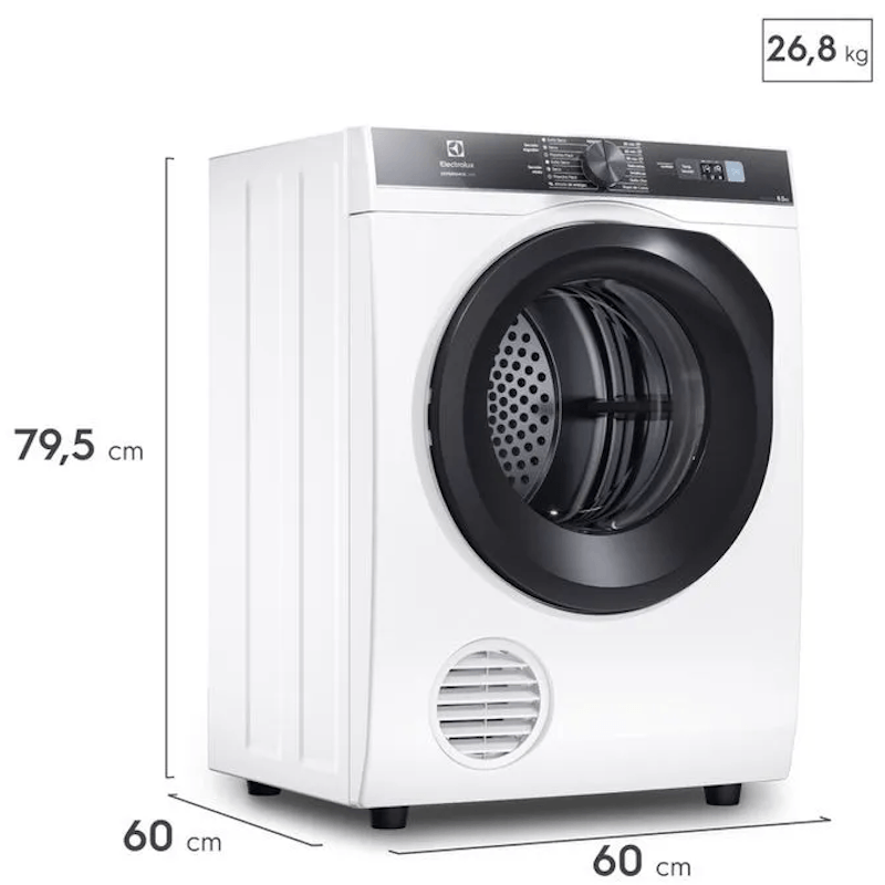 SECARROPAS POR CALOR ELECTROLUX 8KG ESES208B
