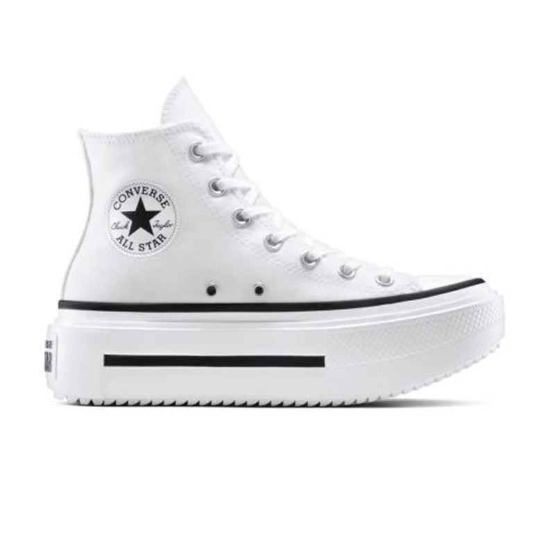 ZAPATILLA CONVERSE CHUCK TAYLOR ALL STAR LIFT DOUBLE STACK HI BLANCA DAMA 1