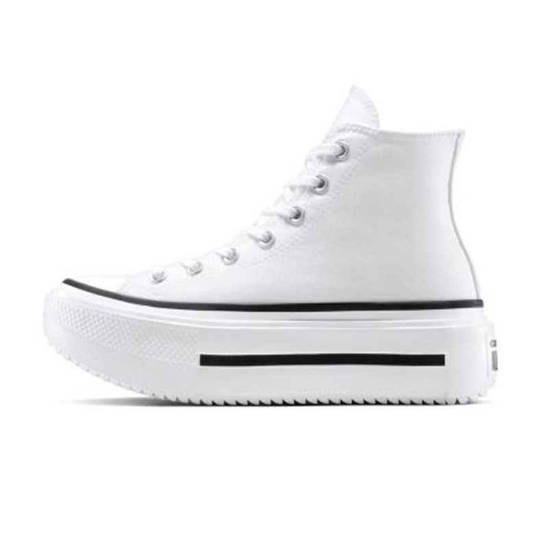 ZAPATILLA CONVERSE CHUCK TAYLOR ALL STAR LIFT DOUBLE STACK HI BLANCA DAMA 2