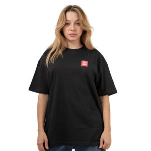 REMERA DRILLS OVERSIDE PTBR NEG MUJER