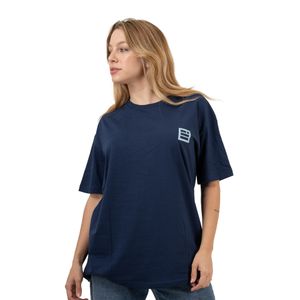 REMERA DRILLS OVERSIDE D AZU MUJER