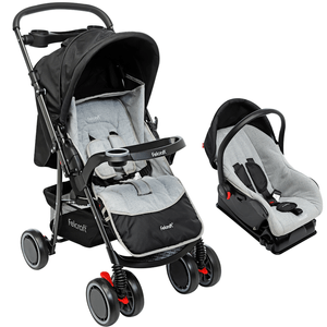 COCHECITO PUEBLA TRAVEL SISTEM GRIS TS922