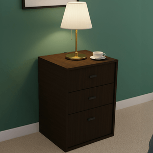 MESA DE LUZ E-MOSCONI 3 CAJONES BENETHON TONO WENGUE 82002