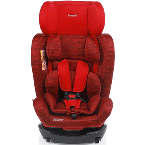 BUTACA FELCRAFT Z-26 ISOFIX 5 PTOS ROJA