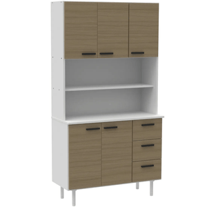 APARADOR DE COCINA E-MOSCONI TONO AVELLANA 90CM 10322