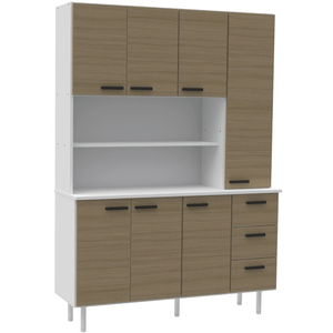 APARADOR DE COCINA E-MOSCONI TONO AVELLANA 120CM 10327