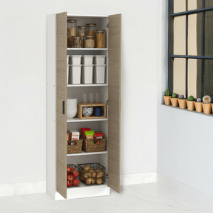 DESPENSERO E-MOSCONI 2 PUERTAS 1.80M TONO AVELLANA 10269