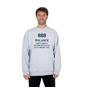 BUZO HUNTLEY RUSTICO OVERSIZE FALLING GRI HOMBRE