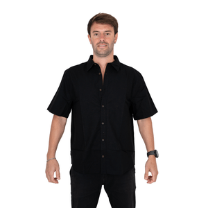 CAMISA RUSTY OVERTONE 3 SHIRT NEG HOMBRE