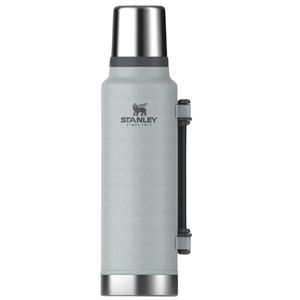 TERMO STANLEY 10-10148-047 CLASICO 950 ML C/MANIJA Y TAPON CEBADORGRIS SILVER