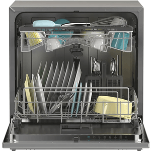 LAVAVAJILLAS CANDY 8 CUBIERTOS ANTRACITE INVERVER POR CONDENSACION CP8F9FFA-12