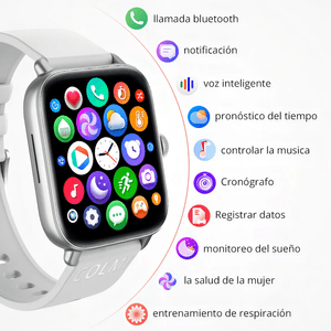 SMARTWATCH COLMI P28 PLUS PLATEADO