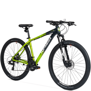 MTB R29 TOPMEGA SUNSHINE 21V CUADRO ALUMINIO VERDE LIMA TALLE XL-20
