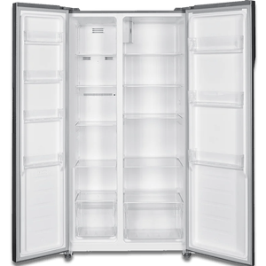 HELADERA VONDOM SIDE BY SIDE 472L INVERTER NO FROST ACERO INOXIDABLE SBS472